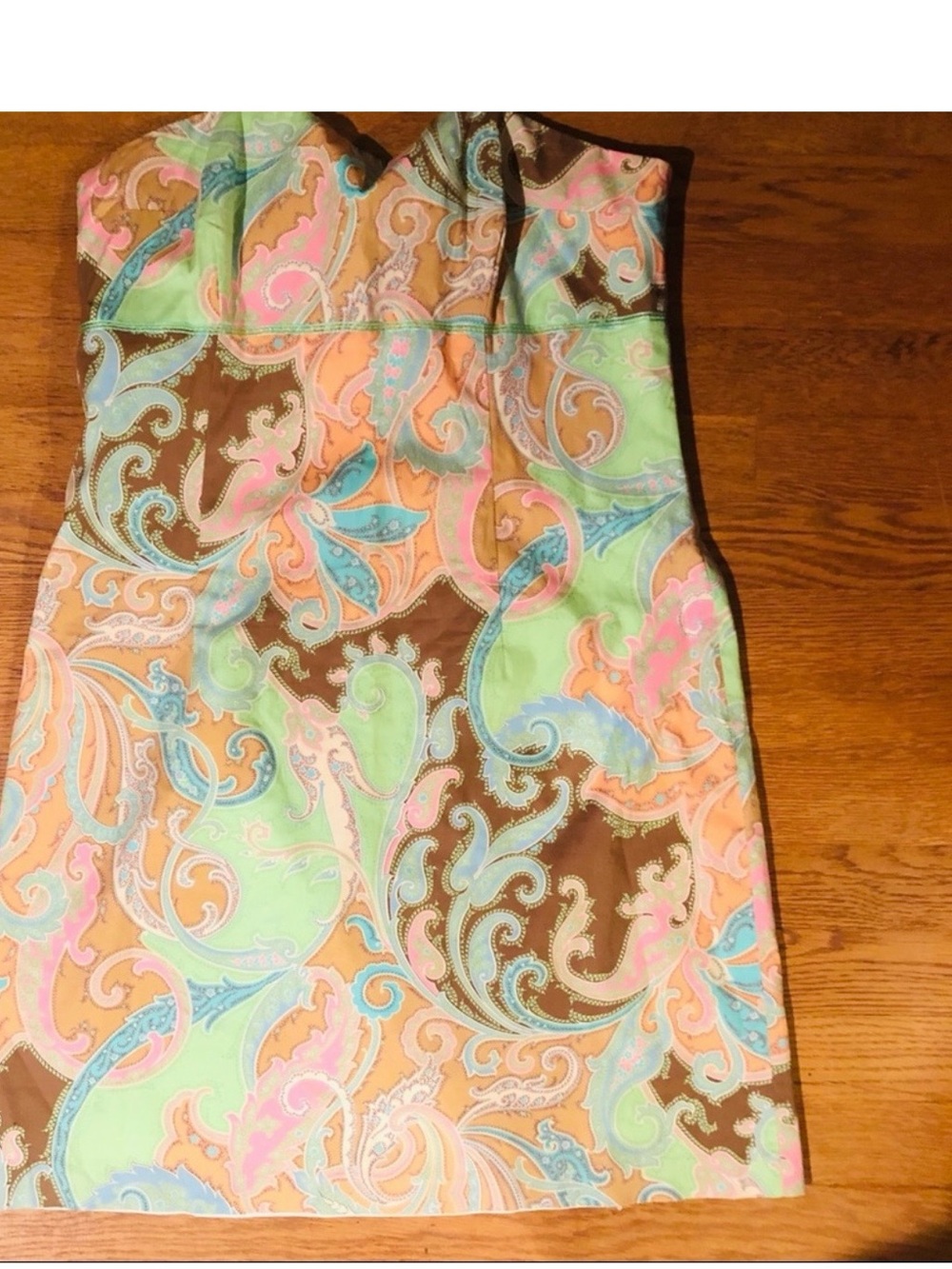 Shoshanna Strapless Paisley Dress- Size 12